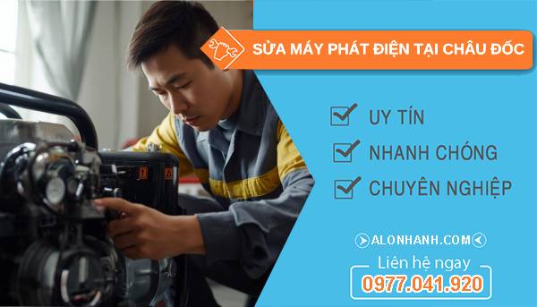 thợ sửa máy phát điện tại châu đốc