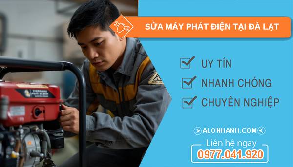thợ sửa máy phát điện tại đà lạt giá rẻ