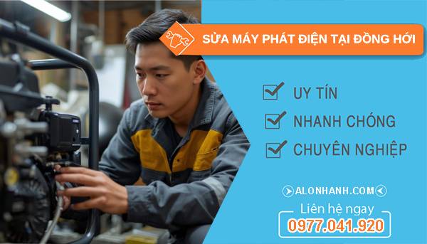 thợ sửa máy phát điện tại đồng hới giá rẻ