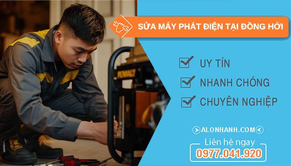 thợ sửa máy phát điện tại đồng hới