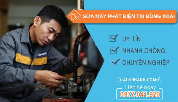 thợ sửa máy phát điện tại đồng xoài giá rẻ