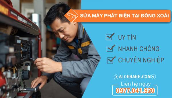 thợ sửa máy phát điện tại đồng xoài