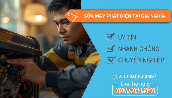 thợ sửa máy phát điện tại gia nghĩa uy tín