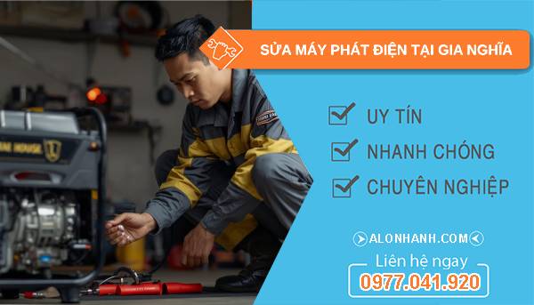 thợ sửa máy phát điện tại gia nghĩa