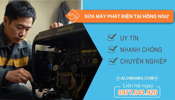 thợ sửa máy phát điện tại hồng ngự giá rẻ