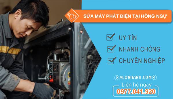 thợ sửa máy phát điện tại hồng ngự uy tín