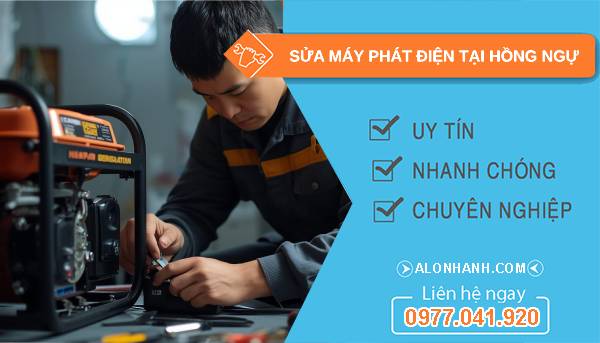 thợ sửa máy phát điện tại hồng ngự