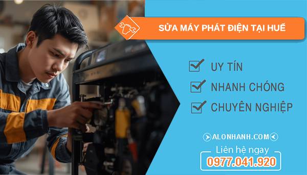 thợ sửa máy phát điện tại huế
