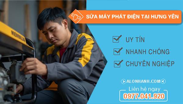 thợ sửa máy phát điện tại hưng yên giá rẻ