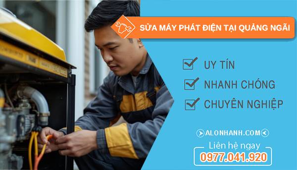 thợ sửa máy phát điện tại quảng ngãi giá rẻ