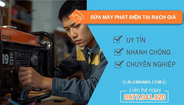 thợ sửa máy phát điện tại rạch giá uy tín