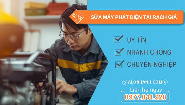 thợ sửa máy phát điện tại rạch giá