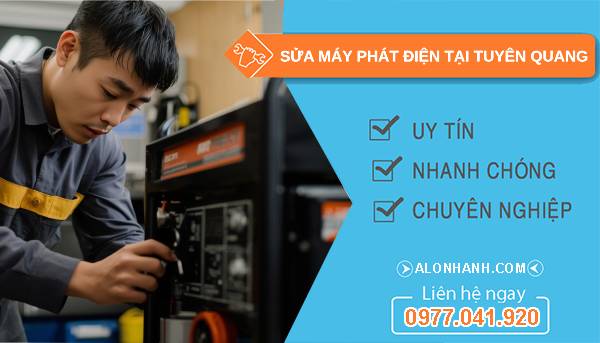 thợ sửa máy phát điện tại tuyên quang giá rẻ