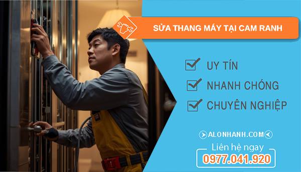 thợ sửa thang máy tại cam ranh