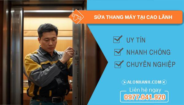 thợ sửa thang máy tại cao lãnh giá rẻ