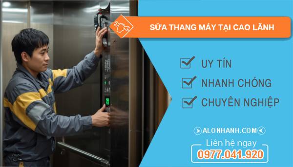 thợ sửa thang máy tại cao lãnh
