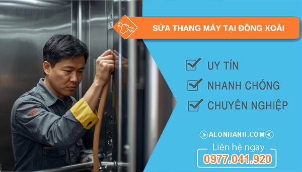 thợ sửa thang máy tại đồng xoài uy tín