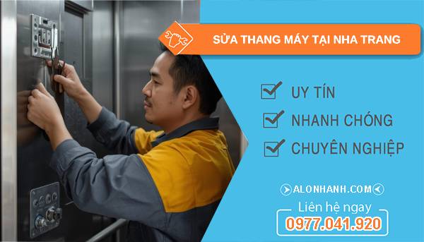 thợ sửa thang máy tại nha trang