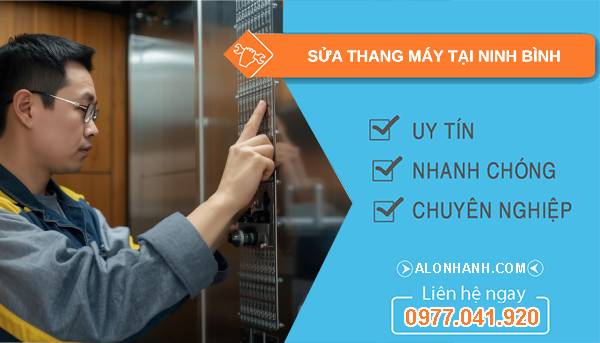  thợ sửa thang máy tại ninh bình