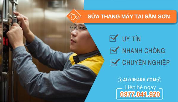 thợ sửa thang máy tại sầm sơn