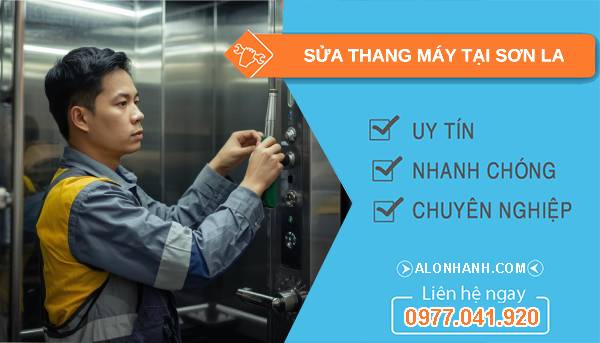 thợ sửa thang máy tại sơn la