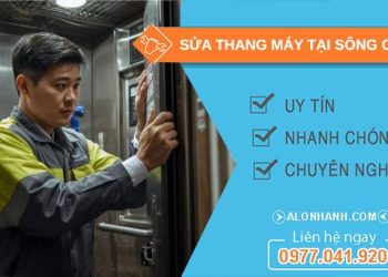 thợ sửa thang máy tại sông công