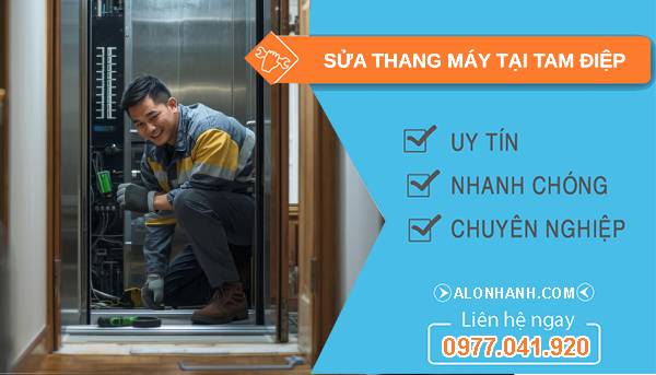 thợ sửa thang máy tại tam điệp giá rẻ