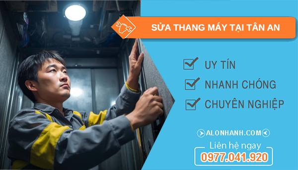 thợ sửa thang máy tại tân an