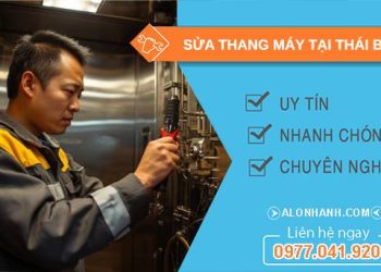 thợ sửa thang máy tại thái bình