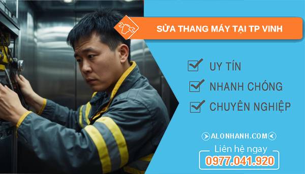 thợ sửa thang máy tại tp vinh
