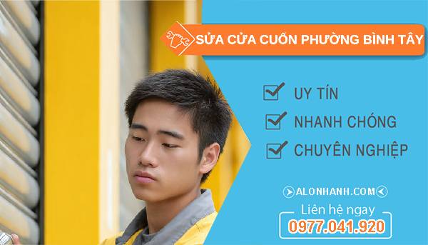 sửa cửa cuốn phường bình tây giá rẻ