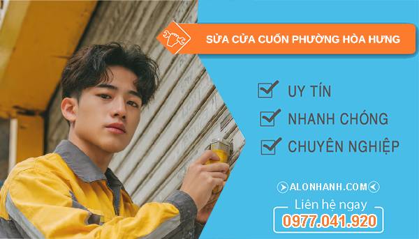 sửa cửa cuốn phường hoà hưng giá rẻ