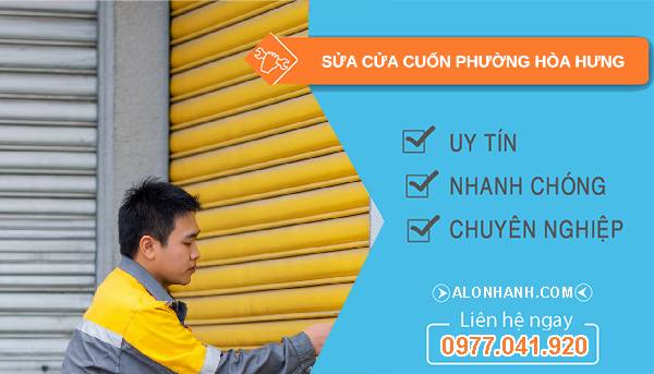 sửa cửa cuốn phường hoà hưng