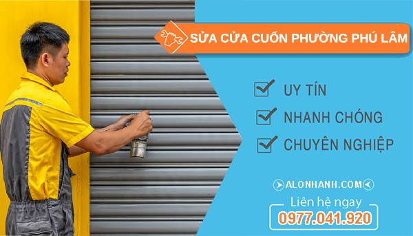 sửa cửa cuốn phường phú lâm giá rẻ