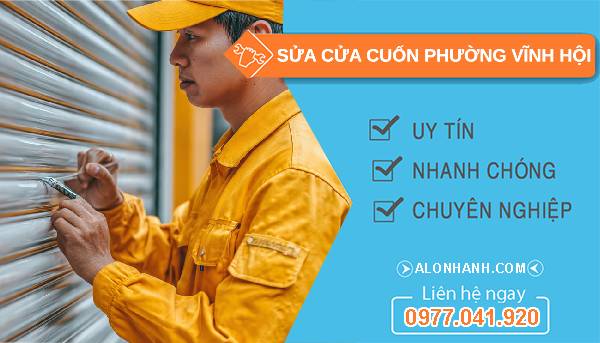 sửa cửa cuốn phường vĩnh hội uy tín