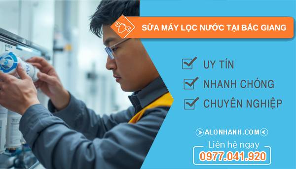 sửa máy lọc nước tại bắc giang giá rẻ