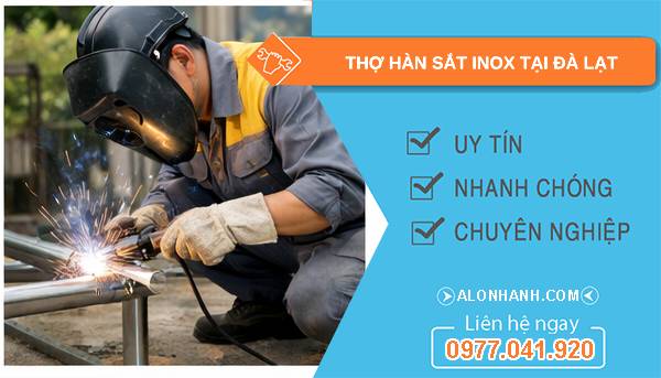 thợ hàn sắt inox tại đà lạt giá rẻ