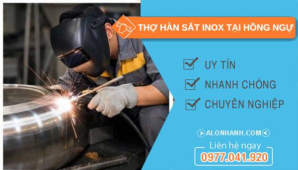thợ hàn sắt inox tại hồng ngự giá rẻ