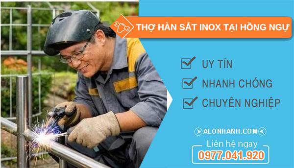 thợ hàn sắt inox tại hồng ngự uy tín