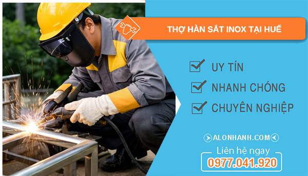 thợ hàn sắt inox tại huế giá rẻ
