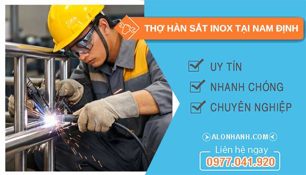 thợ hàn sắt inox tại nam định  giá rẻ