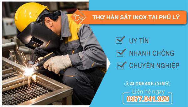 thợ hàn sắt inox tại phủ lý giá rẻ