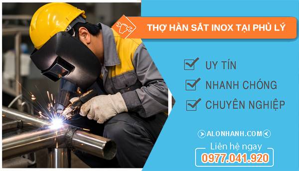 thợ hàn sắt inox tại phủ lý