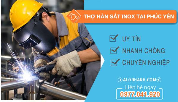 thợ hàn sắt inox tại phúc yên giá rẻ