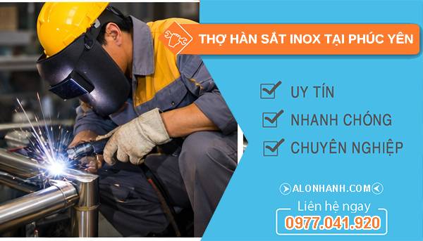 thợ hàn sắt inox tại phúc yên uy tín