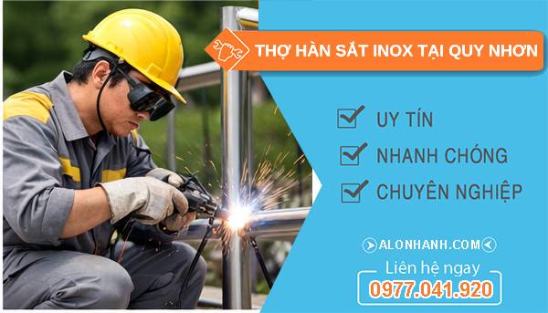 thợ hàn sắt inox tại quy nhơn giá rẻ
