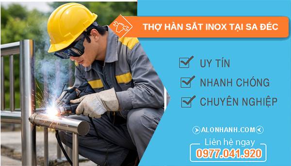 thợ hàn sắt inox tại sa đéc