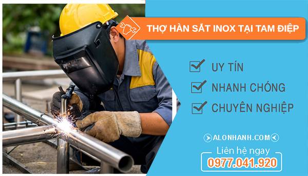 thợ hàn sắt inox tại tam điệp giá rẻ