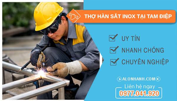 thợ hàn sắt inox tại tam điệp