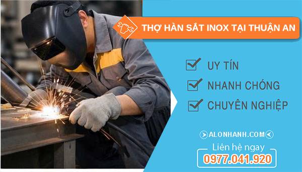 thợ hàn sắt inox tại thuận an giá rẻ